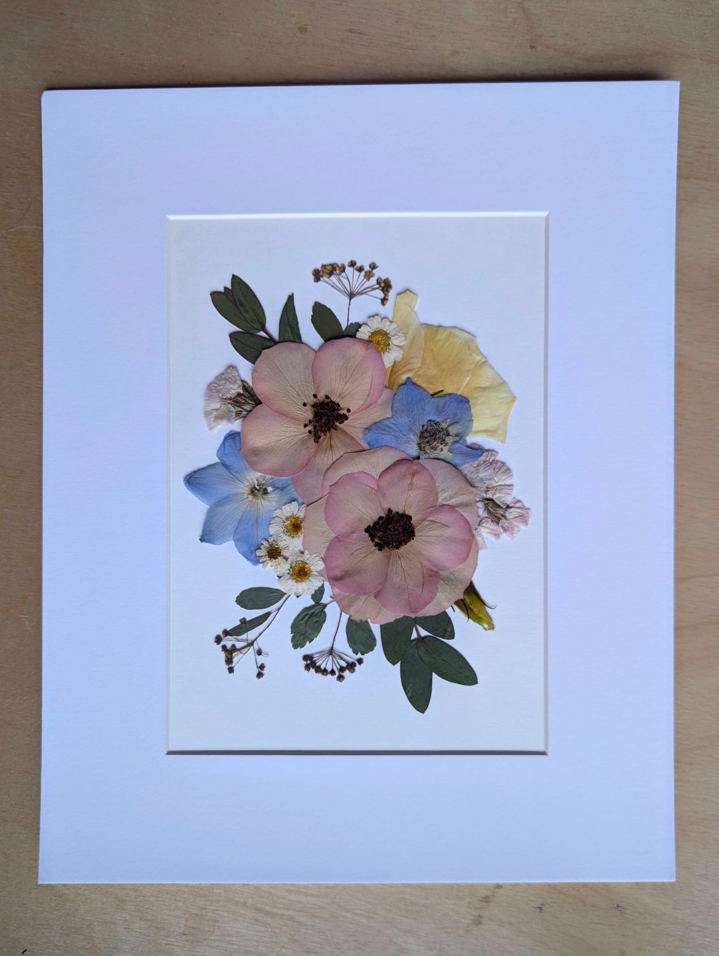 Pastel Bouquet 8x10 Botanical Art